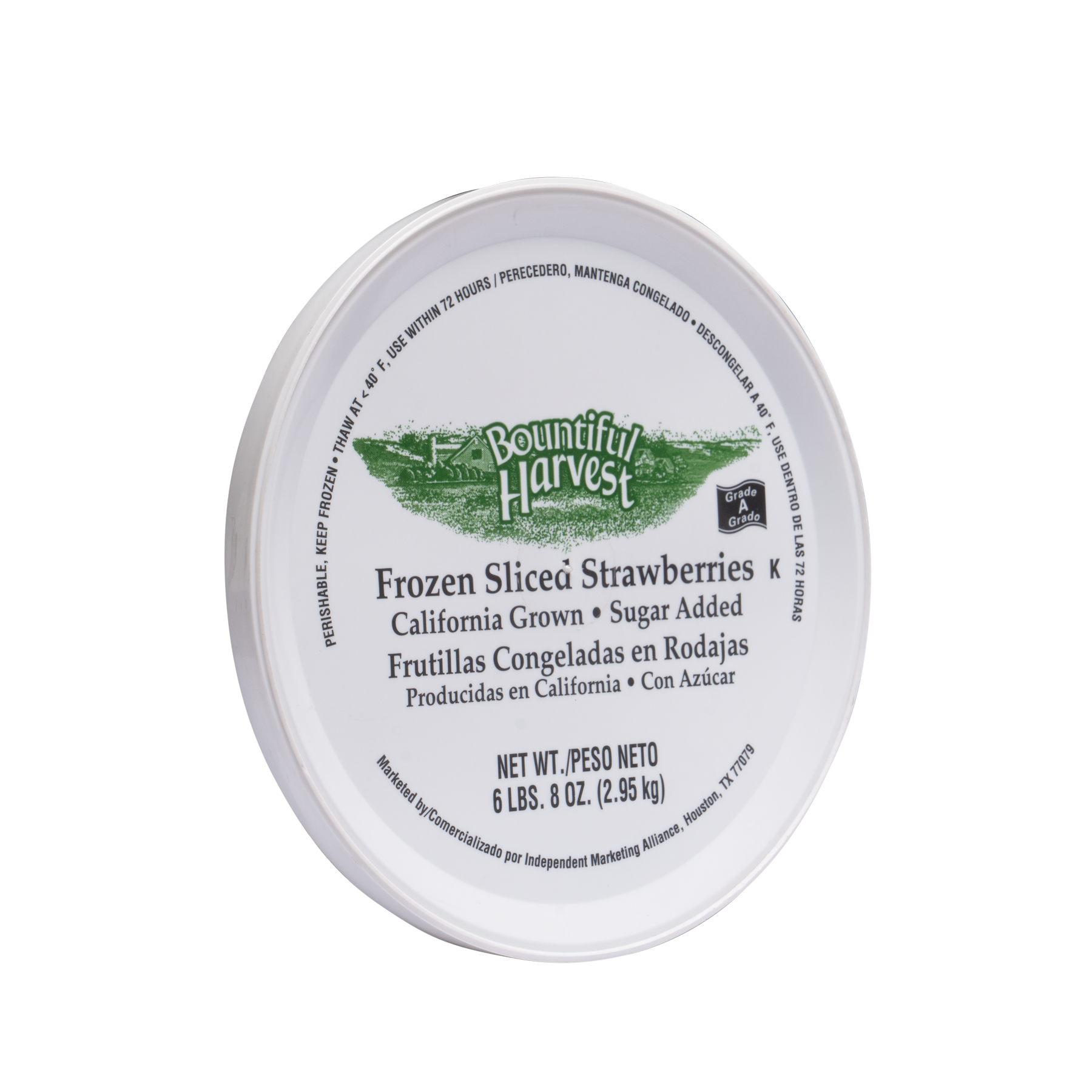 6 1/2# printed lid bountiful harvest