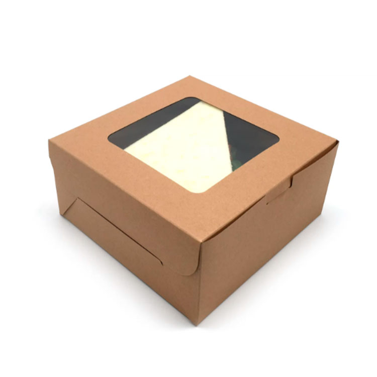 Folding Cupcake Box with Window
